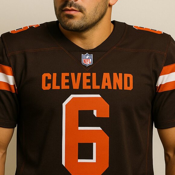 Cleveland Browns #6 Mayfield NFL Jersey – Size Large – Like New - Picture 2 of 7